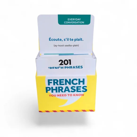 201 French Words and  Phrases You Need to Know by Theodore Kendris Set Of 2 - Picture 6 of 7